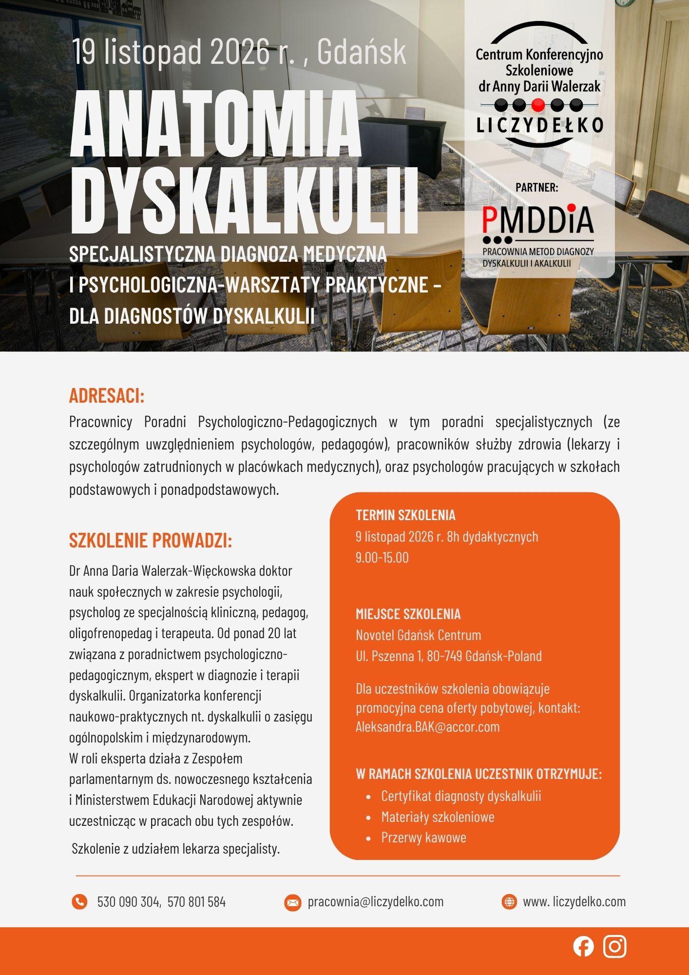 ANATOMIA DYSKALKULII: specjalistyczna diagnoza medyczna i psychologiczna-warsztaty praktyczne 8h - obrazek 2